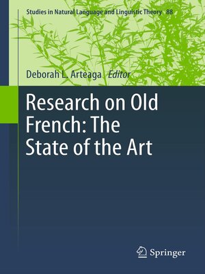 cover image of Research on Old French